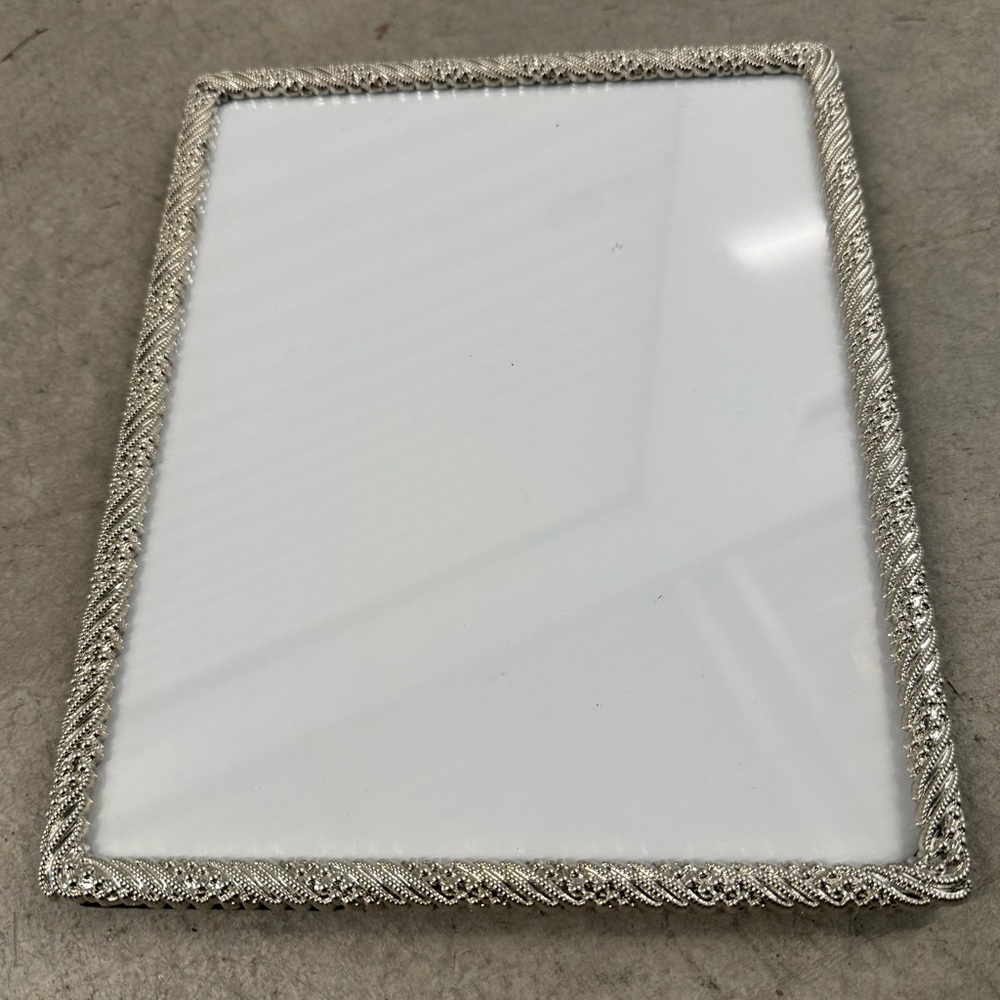 Tahari Home Silver and Rhinestone 8 x 10 Picture Frame